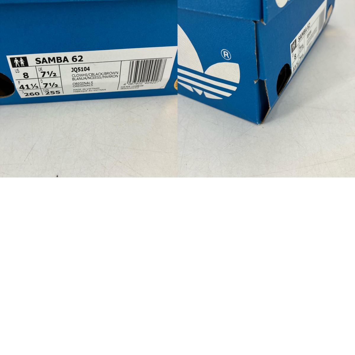 adidas | アディダス Samba 62 スニーカー JQ5104 ホワイト 26cm【イオン広店】