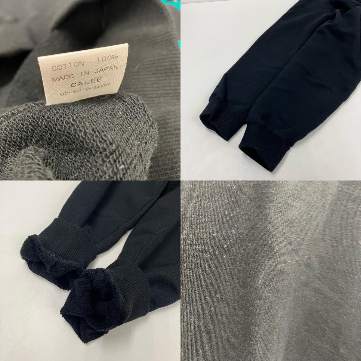 CALEE | キャリー FS LOGO CREW NECK SW スウェット CL-25AW026 ブラック サイズ:M【イオン広店】