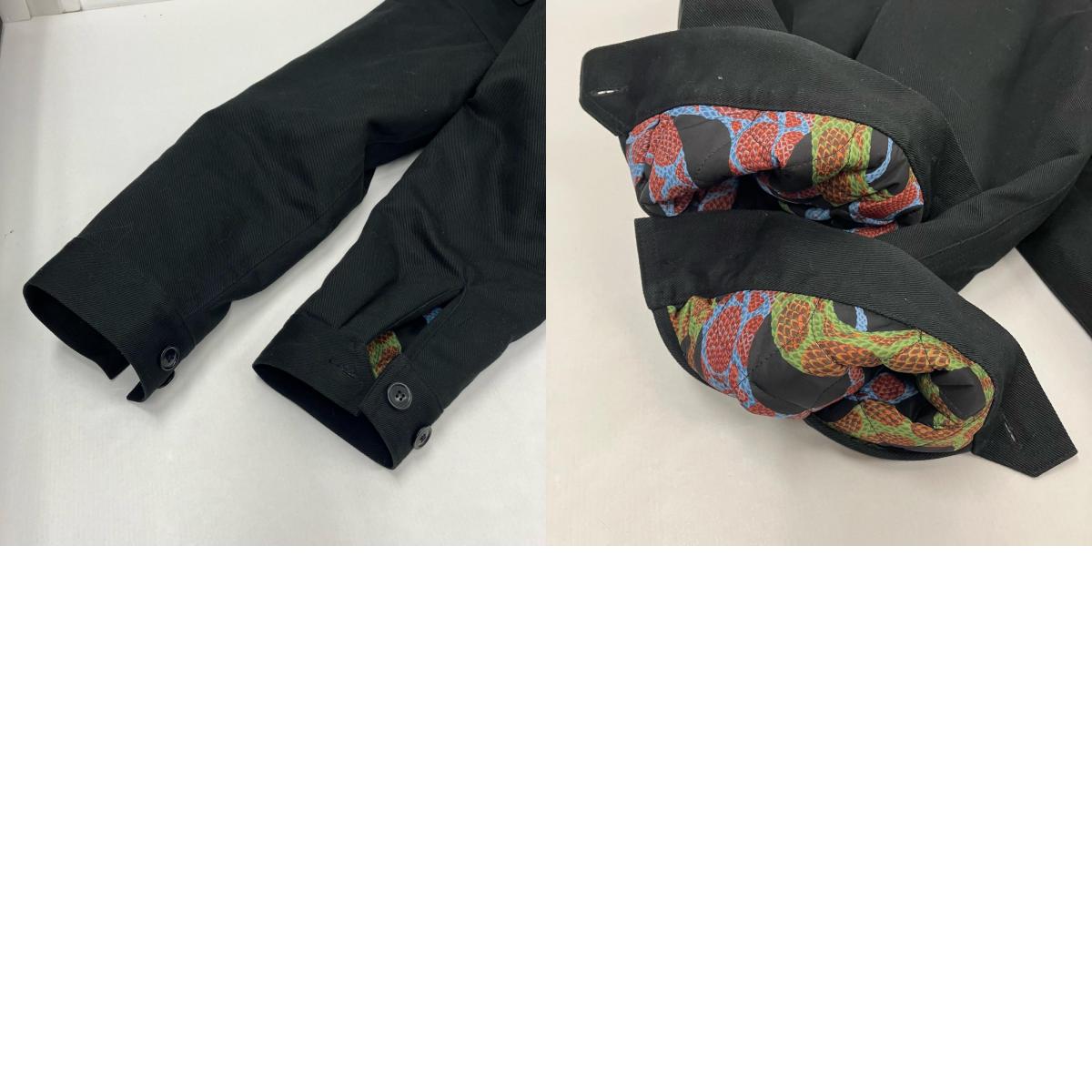 CALEE | キャリー VINTAGE TYPE CHINO CLOTH SWING TOP ブルゾン ブラック サイズ:M【イオン広店】