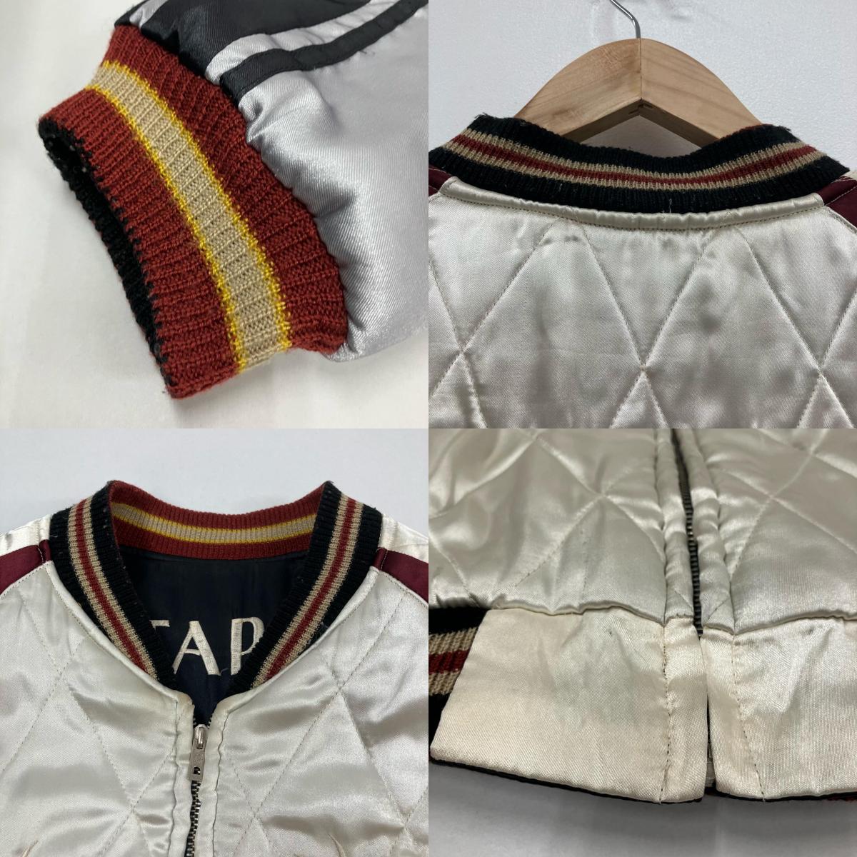 TAILOR TOYO(東洋エンタープライズ) | テイラートウヨウテイラートーヨー リバーシブルスカジャン スーベニアジャケット TT0931 ブラック サイズ:L【イオン広店】