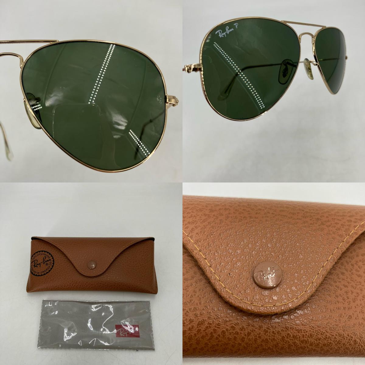 RAY BAN | レイバン ティアドロップ サングラス RB3025 ゴールド【イオン広店】