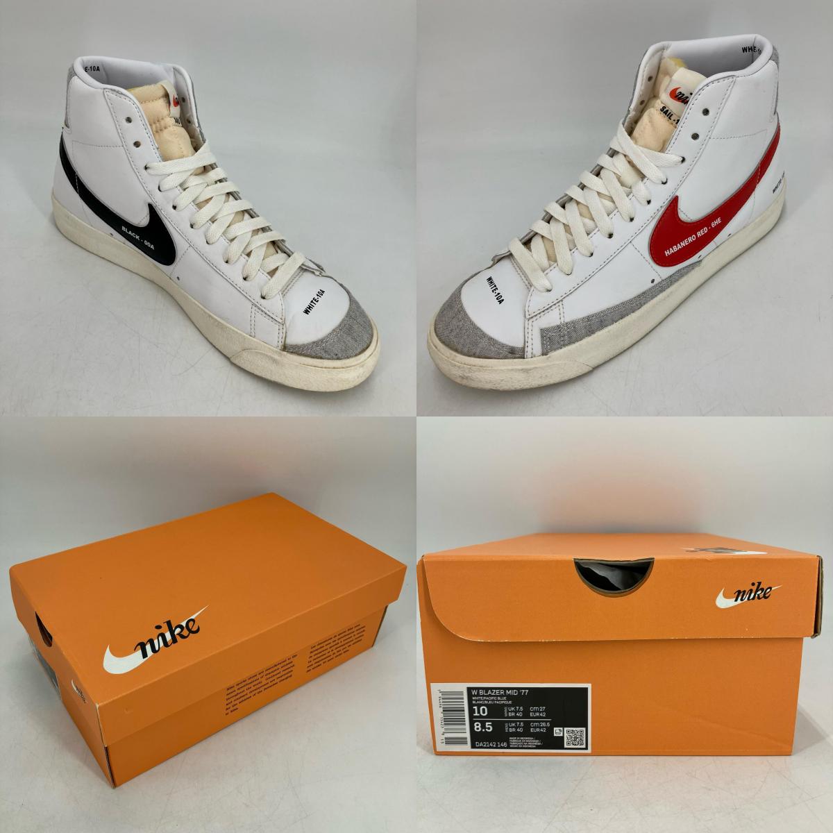 NIKE | ナイキ NIKE Women's MID BLAZER 77 スニーカー da2142-146 ホワイト 27cm【イオン広店】