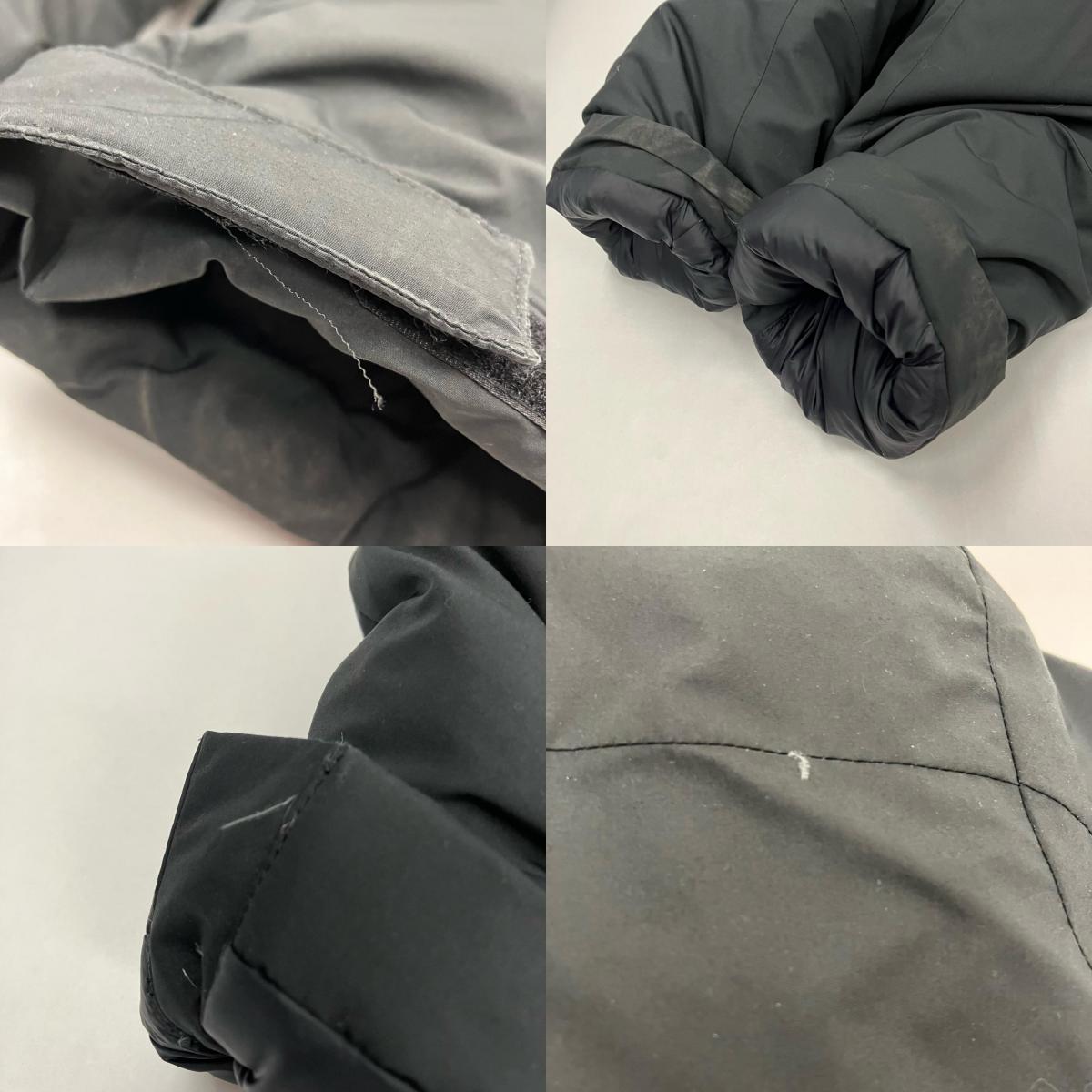 FIRST DOWN | ファーストダウン WRAP DOWN PARKA ダウンジャケット F542005 ブラック サイズ:L【イオン広店】