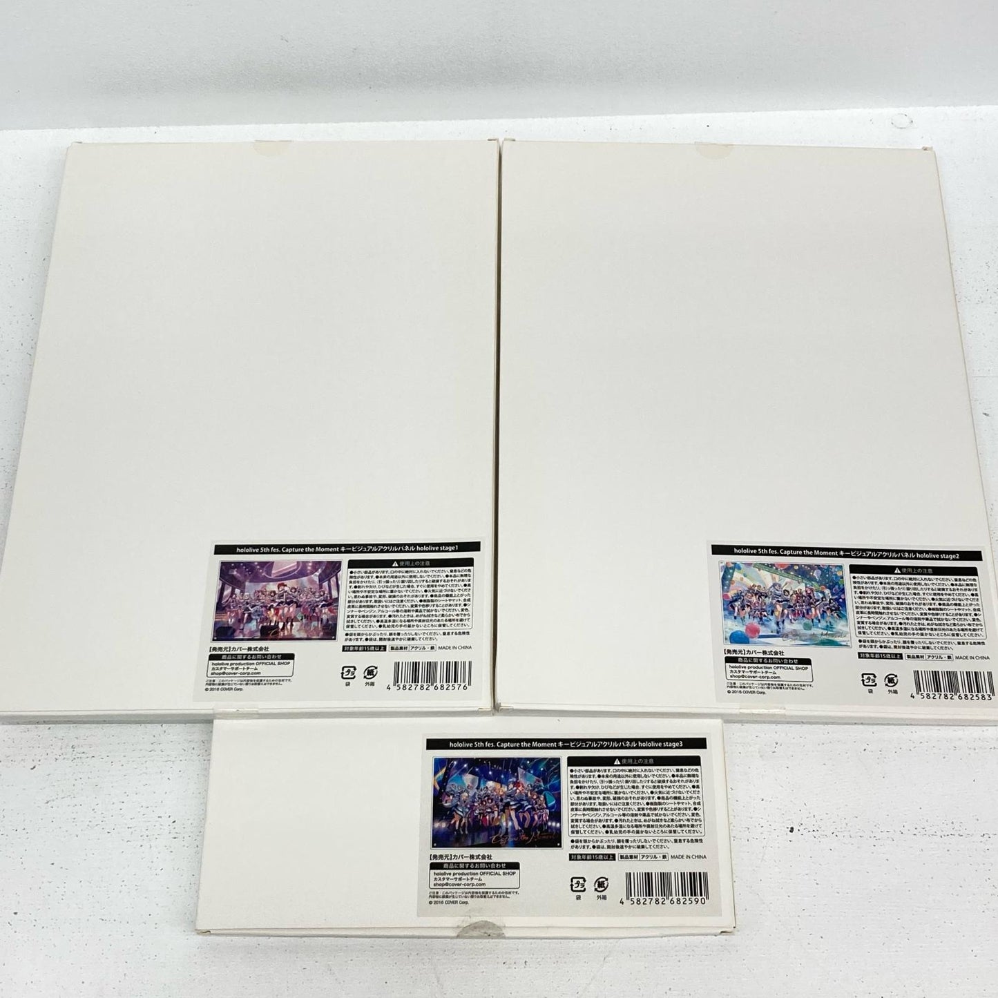 その他ホビー 全3種 ホロライブ 5th fes. Capture the Moment キービジュアルアクリルパネル stage1 stage2 stage3 5th fes. Capture the Moment【イオン広店】