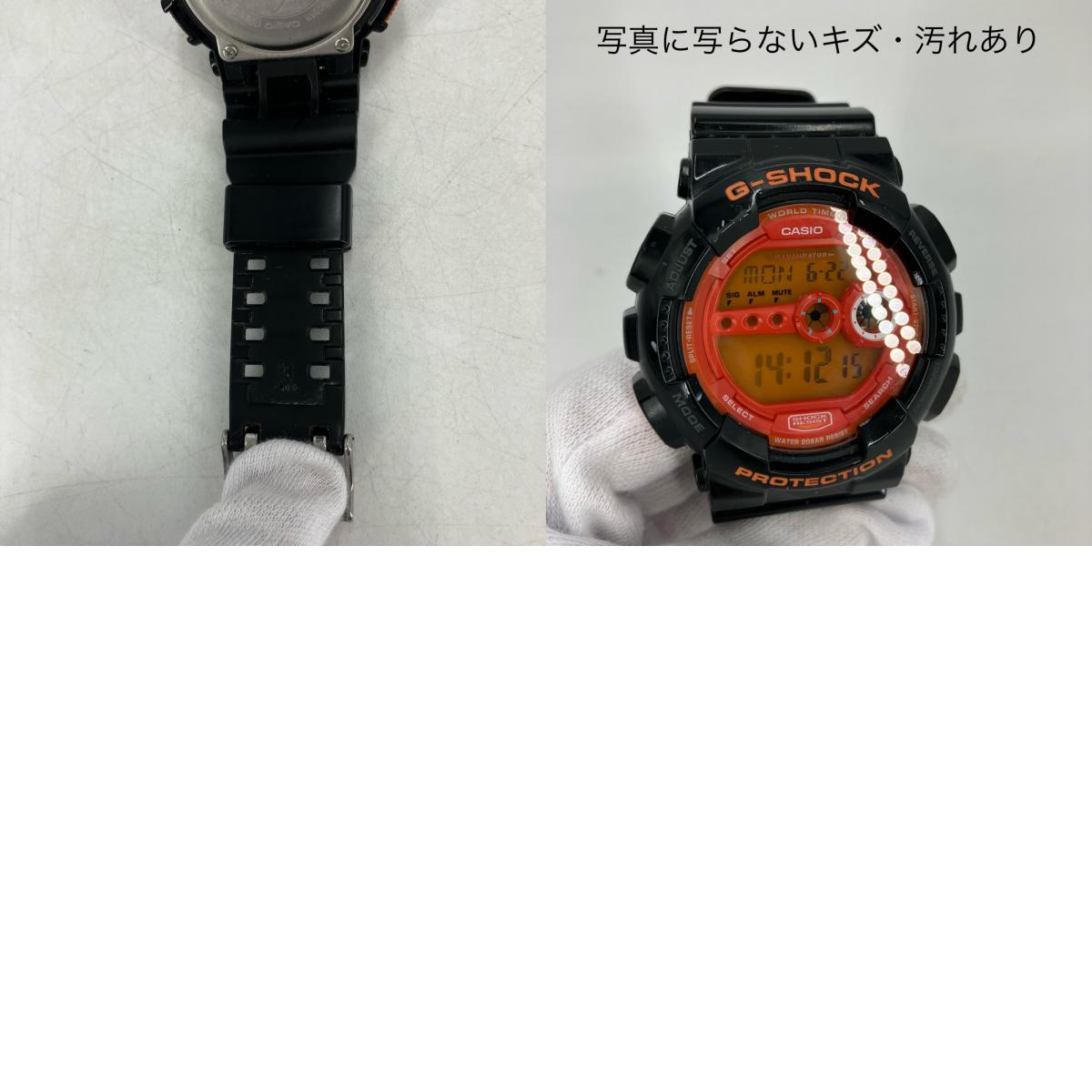 G-SHOCK | ジーショック デジタルクォーツ 腕時計 GD-100HC オレンジ【イオン広店】