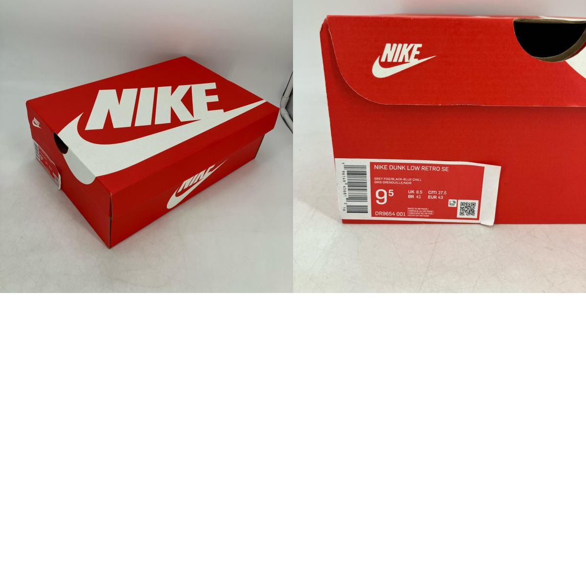 NIKE | ナイキ Dunk Low SE Lottery スニーカー DR9654-001 グレー 27.5cm【イオン広店】