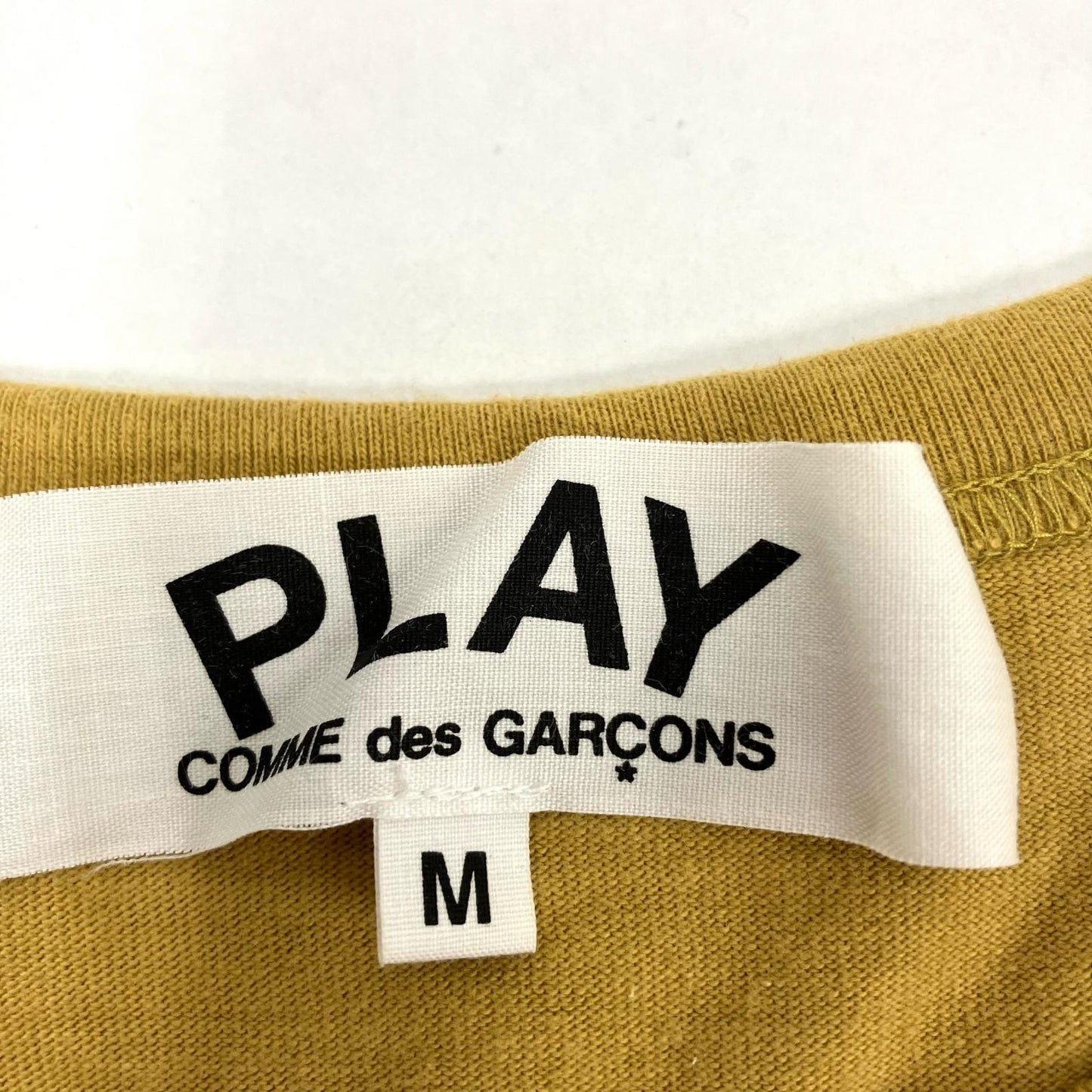 PLAY COMME des GARCONS | プレイコムデギャルソン 半袖Tシャツ イエロー サイズ:M【イオン広店】