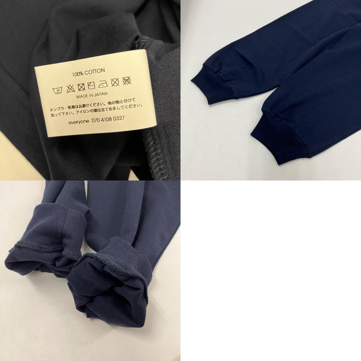 j.30000 sketchy logo long sleeve tee 長袖Tシャツ ネイビー サイズ:M【イオン広店】