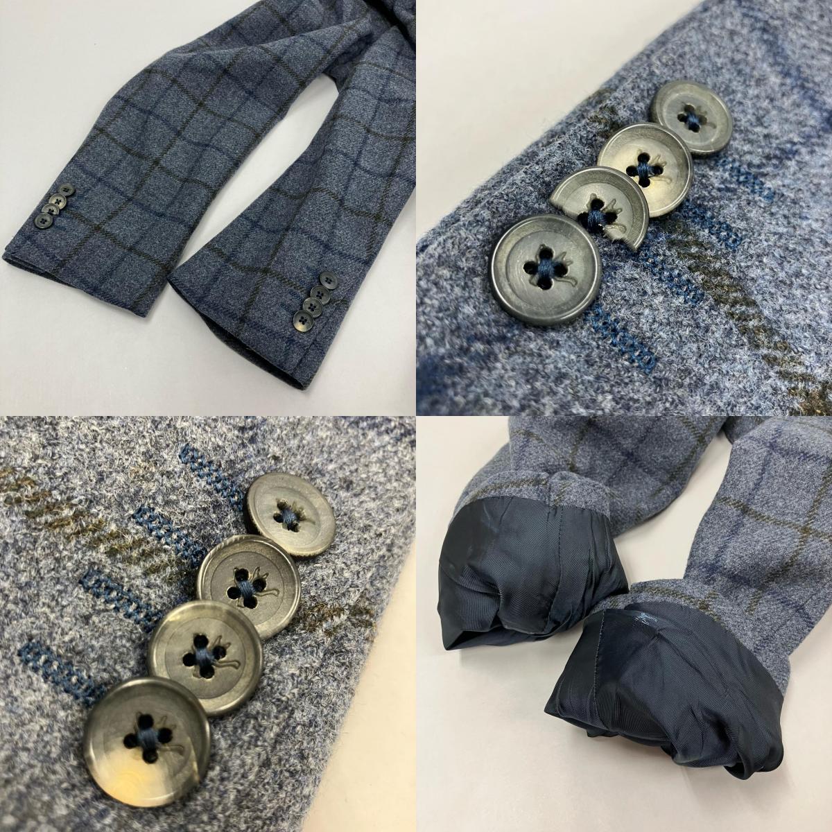 ISAIA | イザイア 3Bウールシルクテーラードジャケット テーラードジャケット【イオン広店】