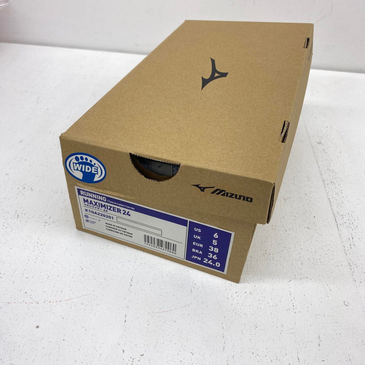 MIZUNO MAXIMIZER 24 ミズノ マキシマイザー 24 スニーカー シューズ ランニング サイズ24.0cm**