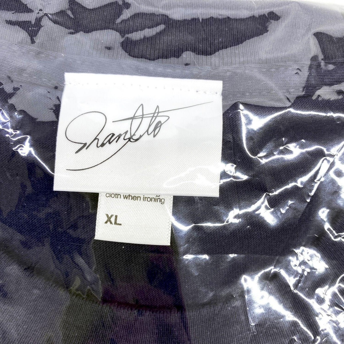 伊藤 蘭 キャンディーズ ロゴTシャツ ネイビーXL.