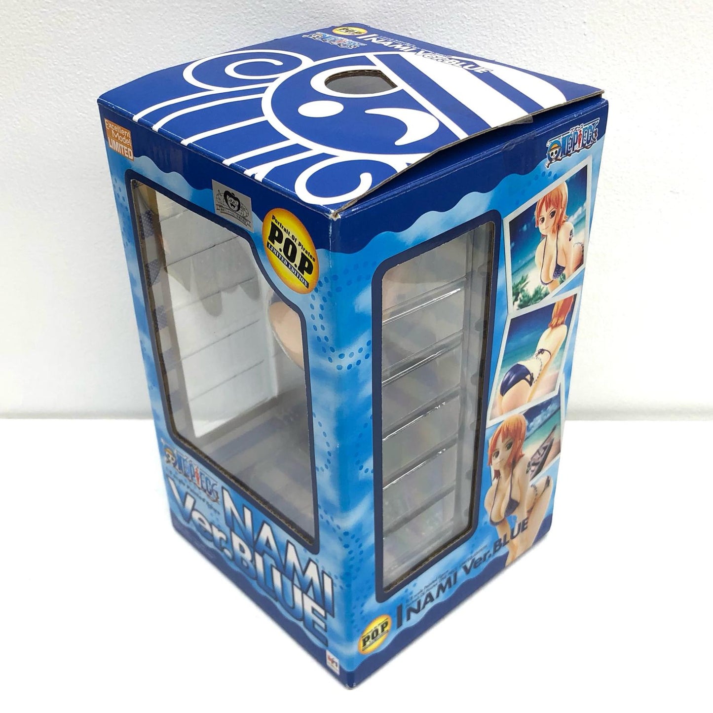 【中古】 ワンピース フィギュア ナミ Ver.BLUE P.O.P LIMITED EDITION エクセレントモデル【フィギュア】【飾磨店】