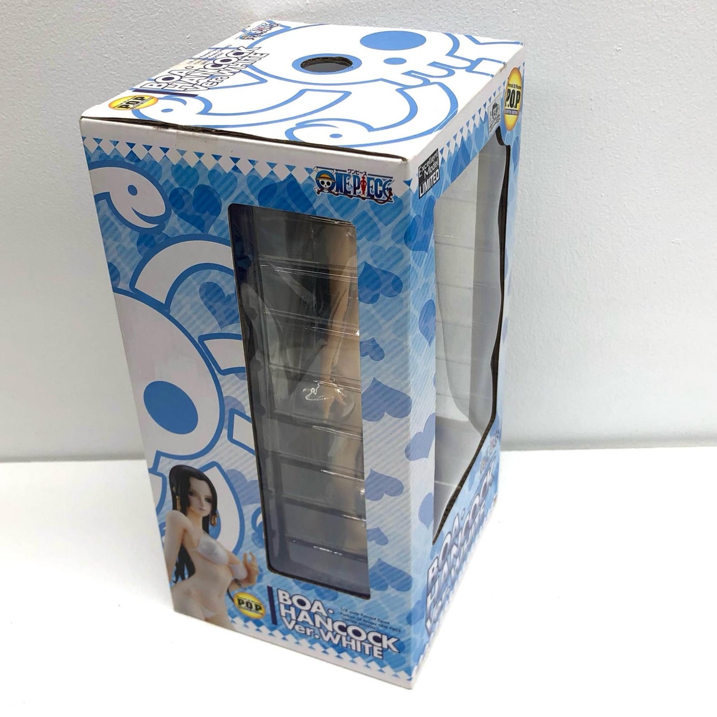 【中古】 ワンピース フィギュア ボア・ハンコック Ver.WHITE P.O.P LIMITED EDITION エクセレントモデル【フィギュア】【飾磨店】