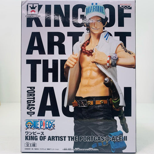 【中古】 エース2(海軍服)KINGOFARTIST/THEPORTGAS・D・ACEII「ワンピース」【フィギュア】【飾磨店】