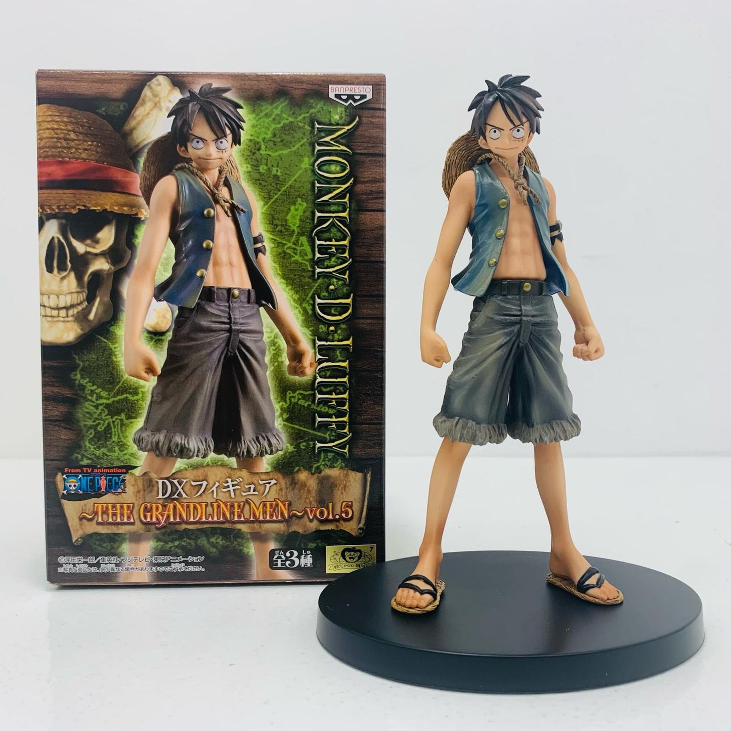 【中古】 モンキー・D・ルフィvol.5DXフィギュア~THEGRANDLINEMEN~「ワンピース」【フィギュア】【飾磨店】