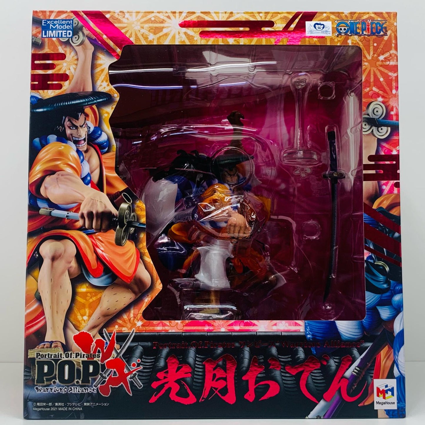 【中古】 光月おでん「ワンピース」P.O.P“WarriorsAlliance”メガトレショップ&オンラインショップ限定【フィギュア】【飾磨店】