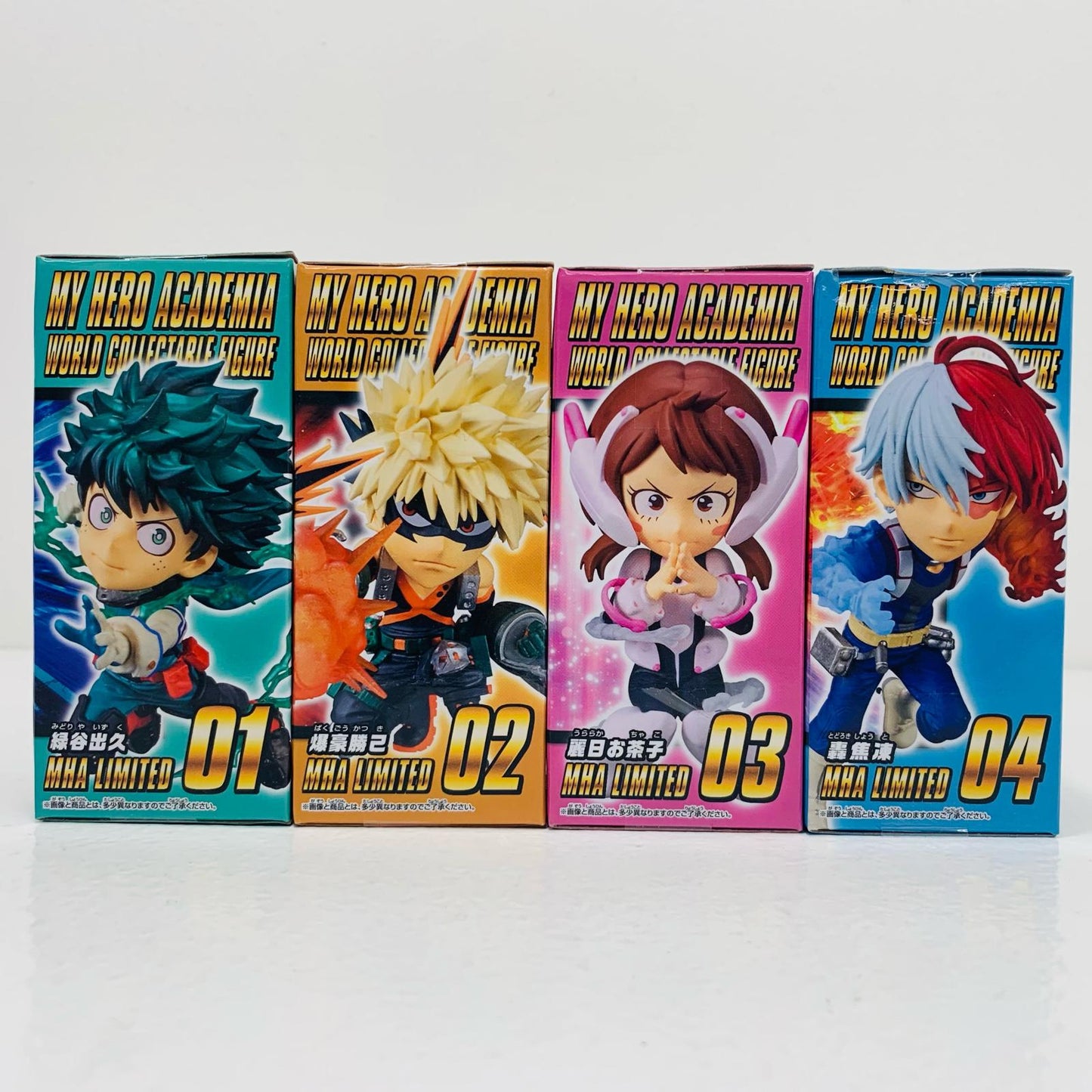 全4種セット「僕のヒーローアカデミア」WCF~1社限定~GIGO限定【フィギュア】