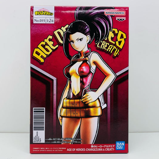 【中古】 八百万百「僕のヒーローアカデミア」AGEOFHEROES-CHARGEZUMA&CREATY-【フィギュア】