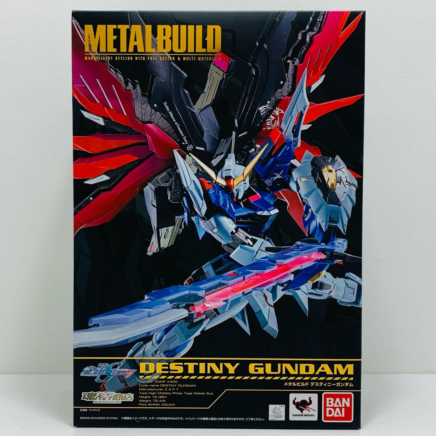 【中古】 METALBUILDZGMF-X42Sデスティニーガンダム(フルパッケージ)「機動戦士ガンダムSEEDDESTINY」魂ウェブ商店限定【フィギュア】【飾磨店】