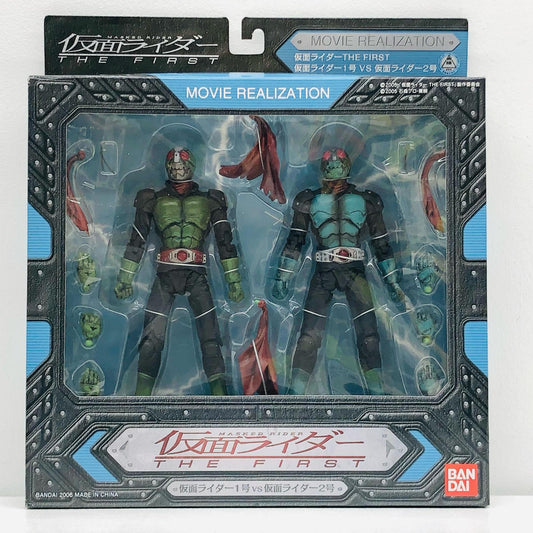 【中古】 MOVIEREALIZATION仮面ライダー1号・2号「仮面ライダーTHEFIRST」【フィギュア】