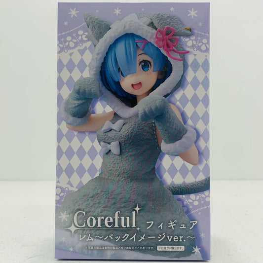 【中古】 レム~パックイメージver.~Corefulフィギュア「Re:ゼロから始める異世界生活」【フィギュア】【飾磨店】