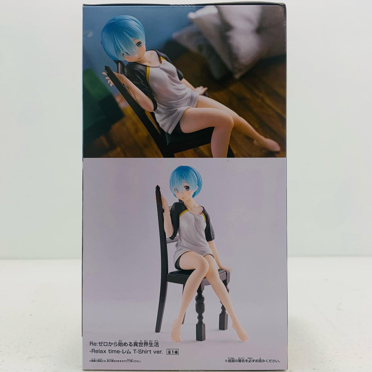 【中古】 レム「Re:ゼロから始める異世界生活」-Relaxtime-レムT-Shirtver.【フィギュア】【飾磨店】