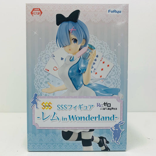 【中古】 レムinWonderland-SSSフィギュア「Re:ゼロから始める異世界生活」【フィギュア】【飾磨店】