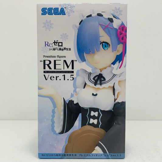 【中古】 レム「Re:ゼロから始める異世界生活」プレミアムフィギュア”レム”Ver1.5【フィギュア】