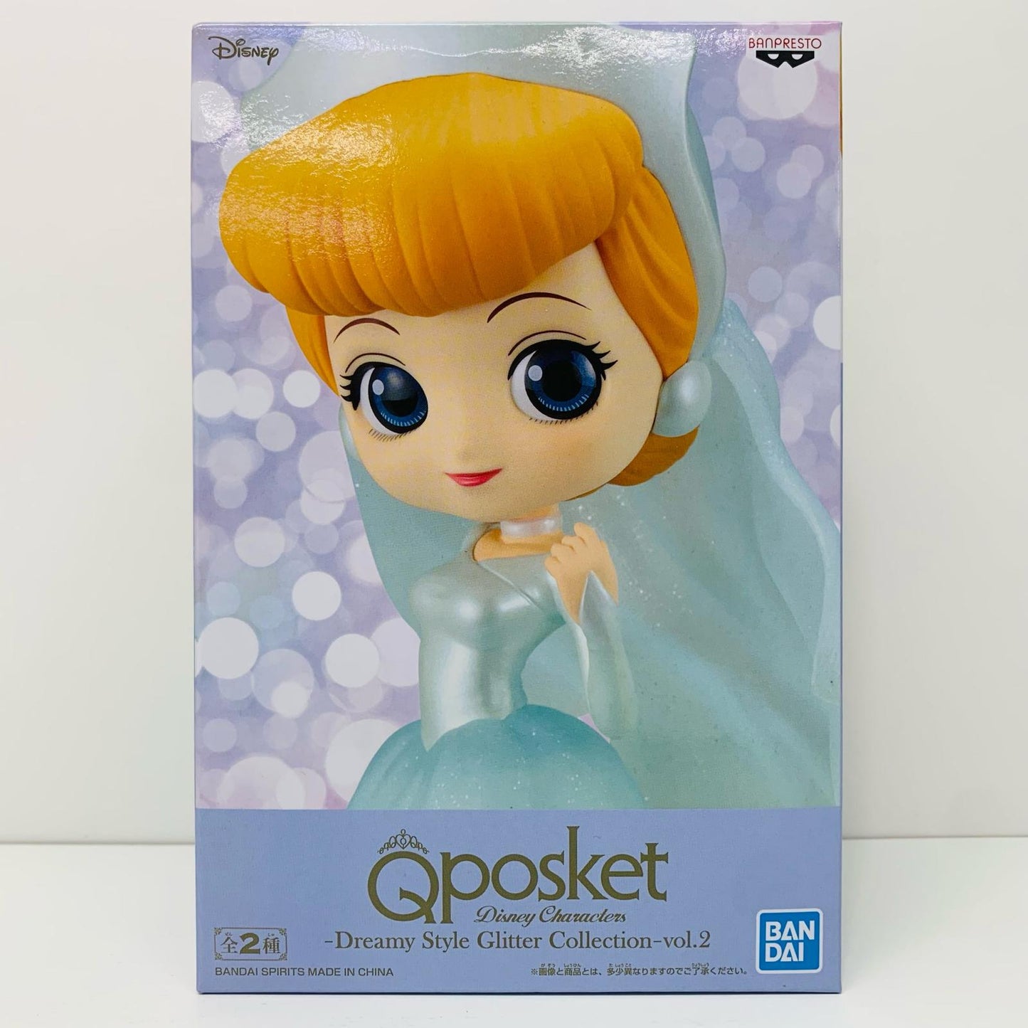 【中古】 シンデレラ「ディズニー」QposketDisneyCharacters-DreamyStyleGlitterCollection-vol.2【フィギュア】