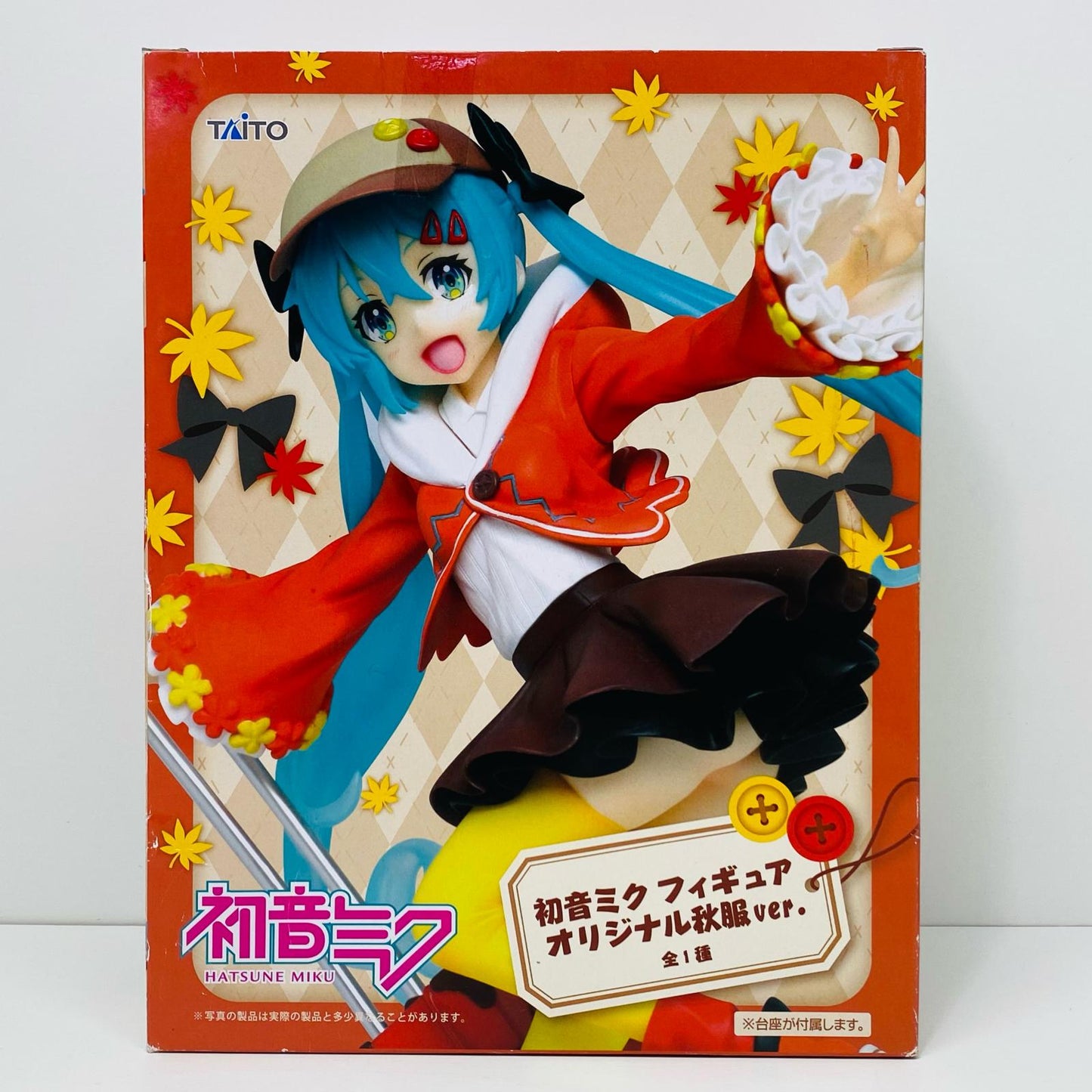 【中古】 初音ミク(オリジナル秋服ver.)フィギュア「キャラクター・ボーカル・シリーズ01初音ミク」【フィギュア】【飾磨店】