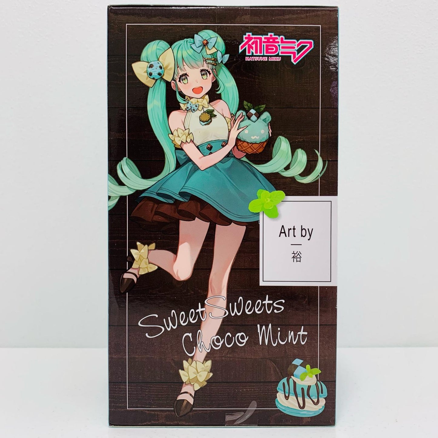 【中古】 初音ミク「VOCALOID」SweetSweetsフィギュア-チョコミント- ボーカロイド フィギュア 初音ミク Sweet Sweets チョコミント【フィギュア】【飾磨店】