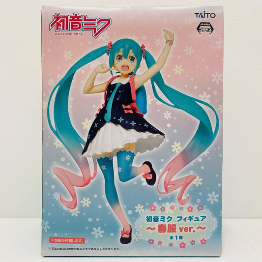 【中古】 初音ミクフィギュア~春服ver.~「キャラクター・ボーカル・シリーズ01初音ミク」【フィギュア】