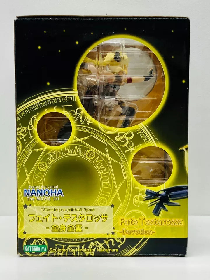 【中古】 フェイト・テスタロッサ-全身全霊-「魔法少女リリカルなのはTheMOVIE1st」1/8塗装済み完成品【フィギュア】【加古川物流】