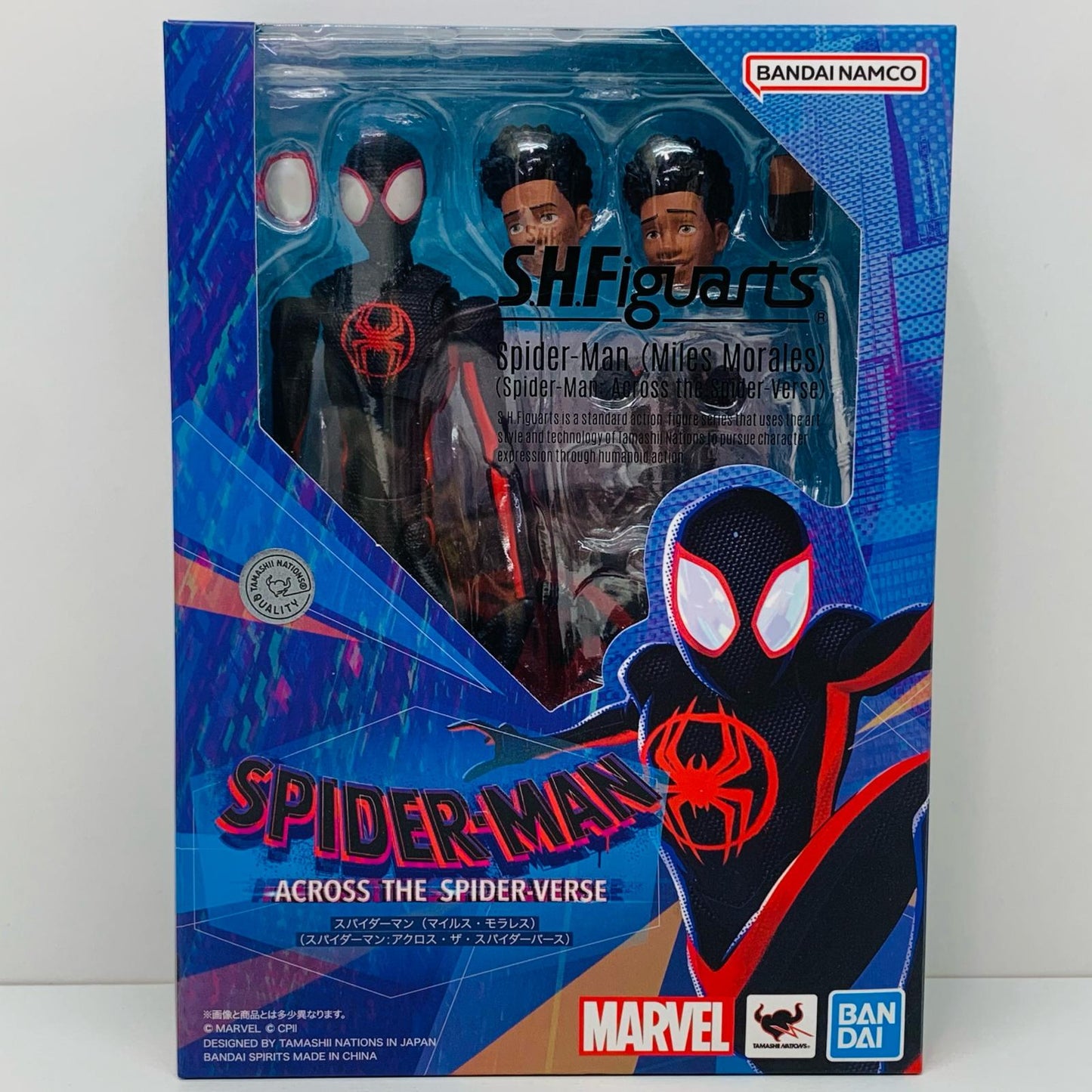 【中古】 S.H.Figuartsスパイダーマン(マイルス・モラレス)「スパイダーマン:アクロス・ザ・スパイダーバース」【フィギュア】【飾磨店】