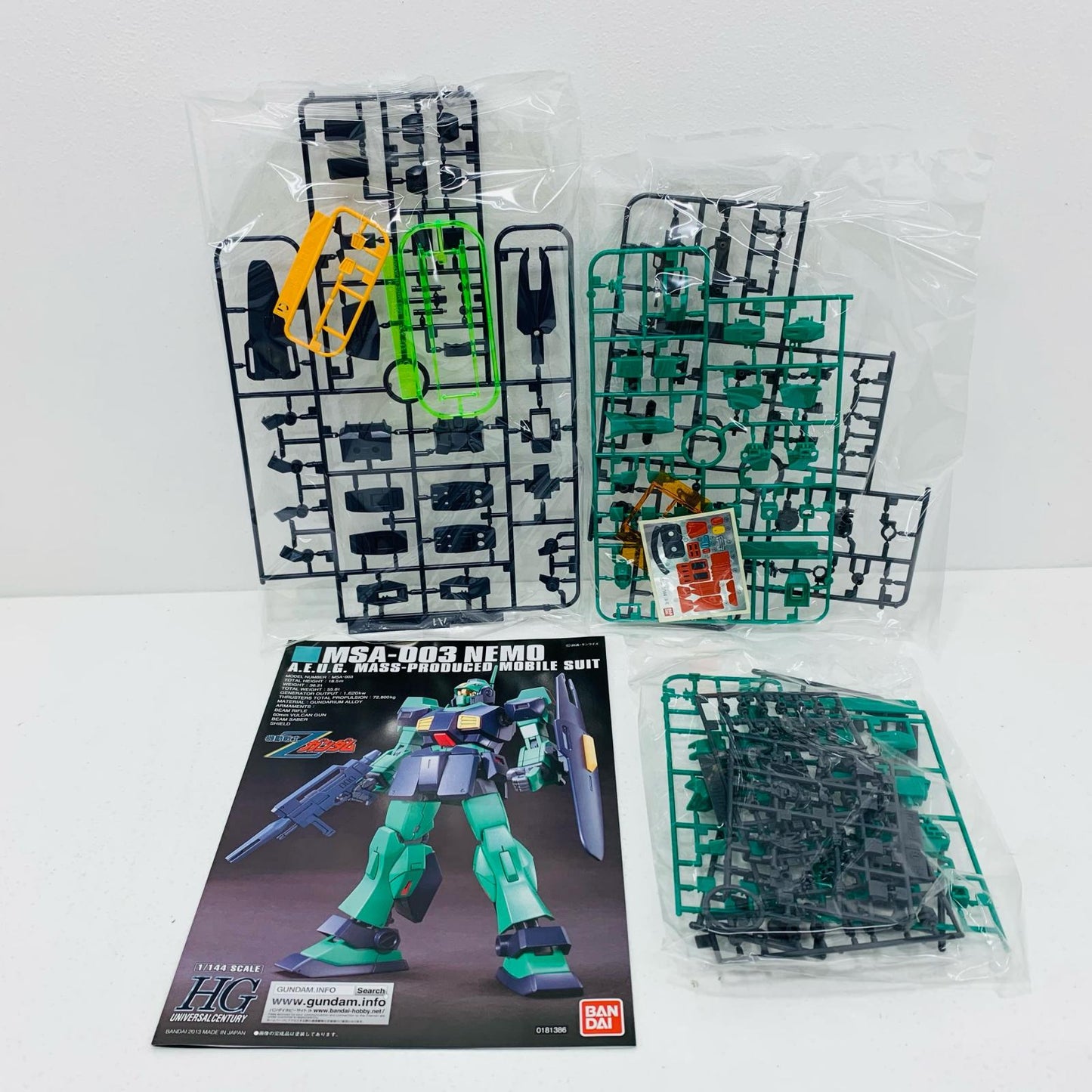 【中古】 1/144HGUCMSA-003ネモ「機動戦士Zガンダム」【飾磨店】