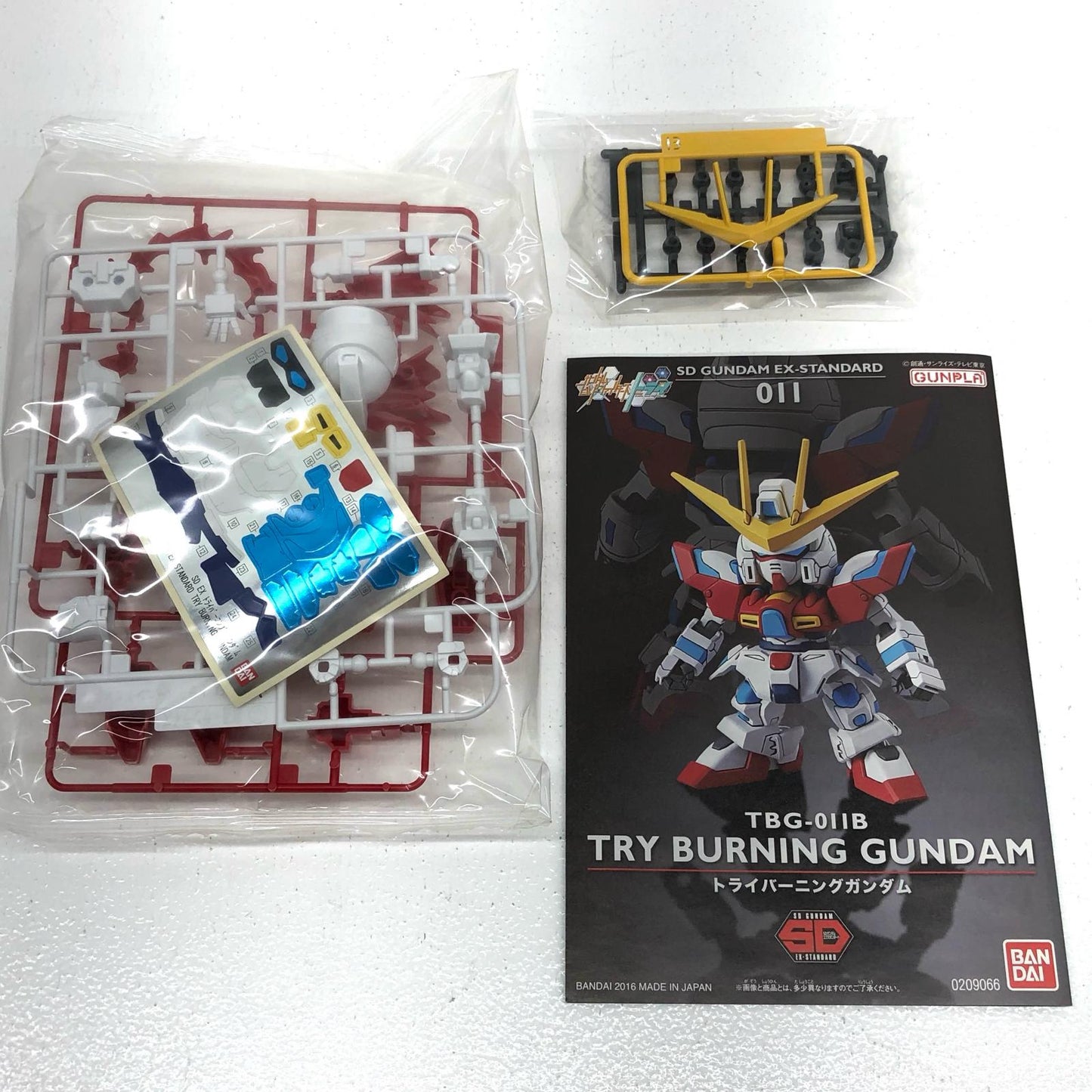 【中古】 ガンダムビルドファイターズトライ フィギュア TBG - 11Bトライバーニングガンダム SDガンダム EXスタンダード 5065625【フィギュア】【加古川物流】