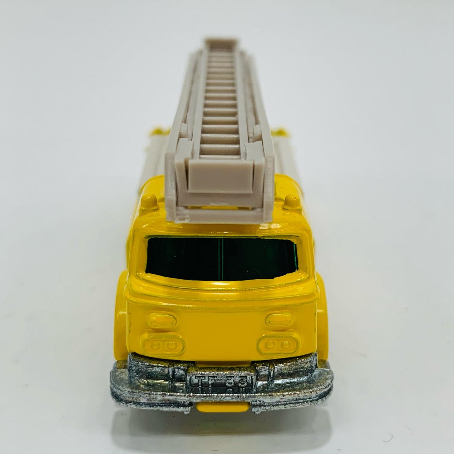 【中古】 1/143AMERICANLADDERCHIEF(イエロー/青箱/日本製)「トミカ外国車シリーズF33」