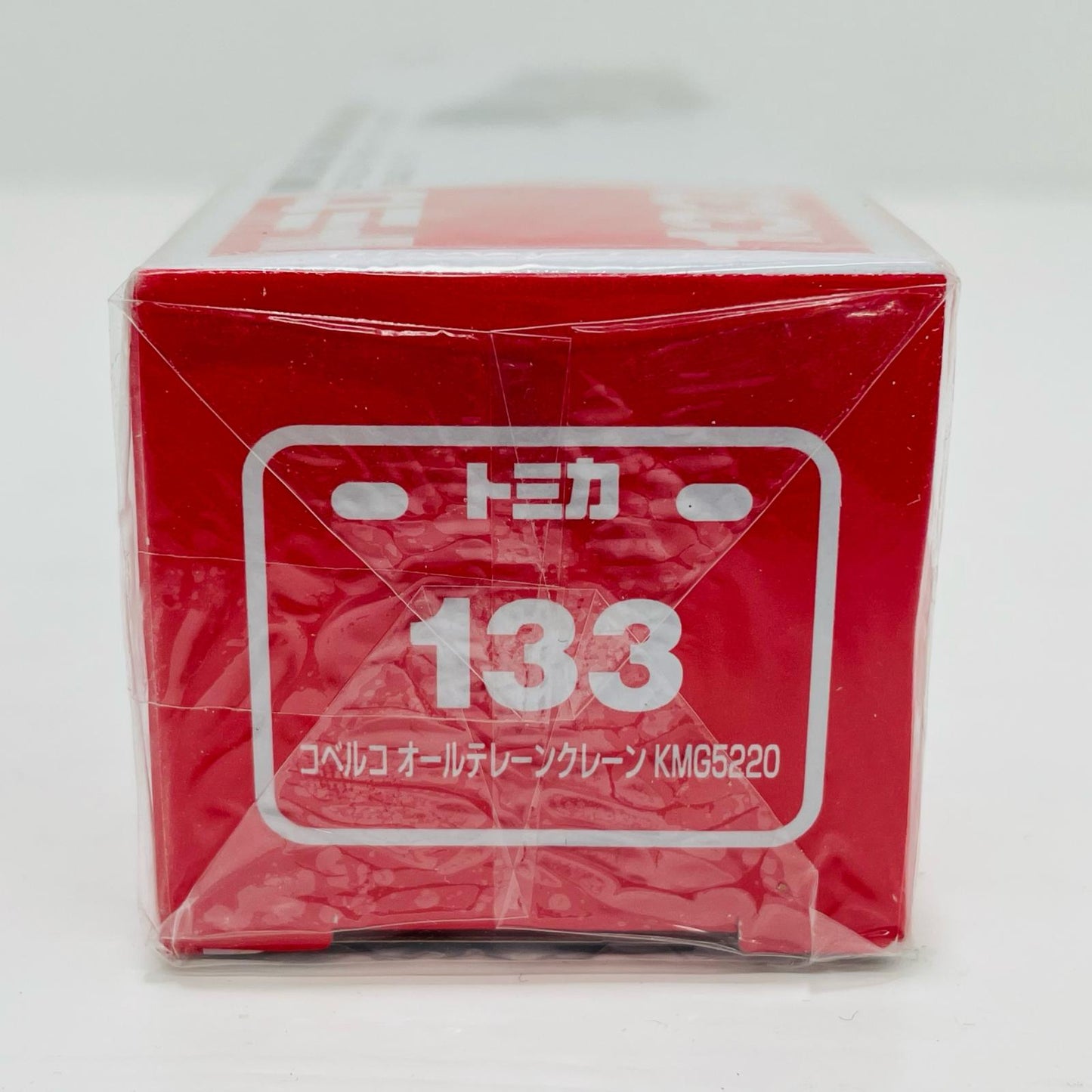 1/113コベルコオールテレーンクレーンKMG5220(エメラルドグリーン×グレー/赤箱/中国製)「トミカNo.133」
