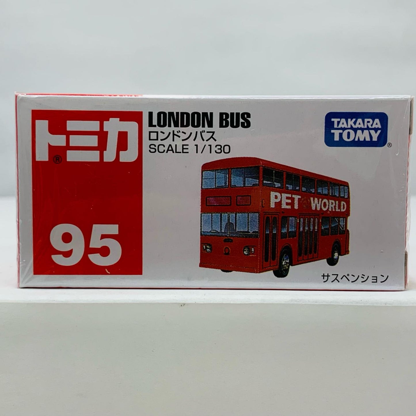【中古】 1/130ロンドンバス(レッド/赤箱)「トミカNo.95」