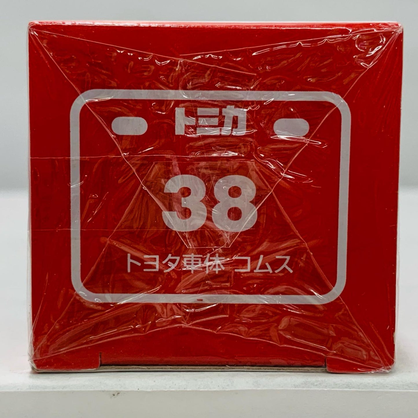 【中古】 1/41トヨタ車体コムス(シルバー×ワインレッド/赤箱)「トミカNo.38」