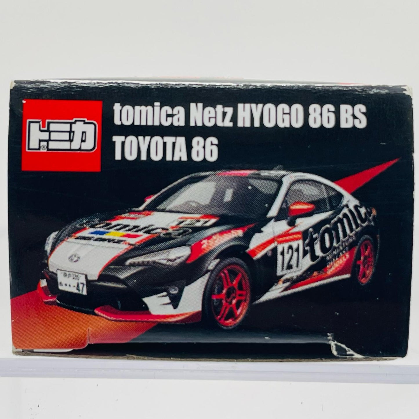 1/60tomicaネッツ兵庫86BSトヨタ86#121(ホワイト×ブラック×レッド)「トミカ」