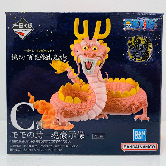 【中古】 C賞モモの助-魂豪示像-フィギュア「挑め!百花繚乱鬼ヶ島/一番くじワンピースEX」【フィギュア】【飾磨店】