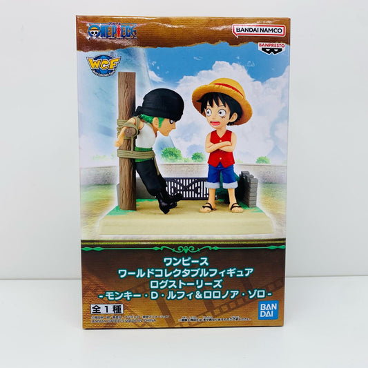 【中古】 モンキー・D・ルフィ&ロロノア・ゾロ「ワンピース」WCFログストーリーズ-モンキー・D・ルフィ&ロロノア・ゾロ-【フィギュア】【加古川物流】