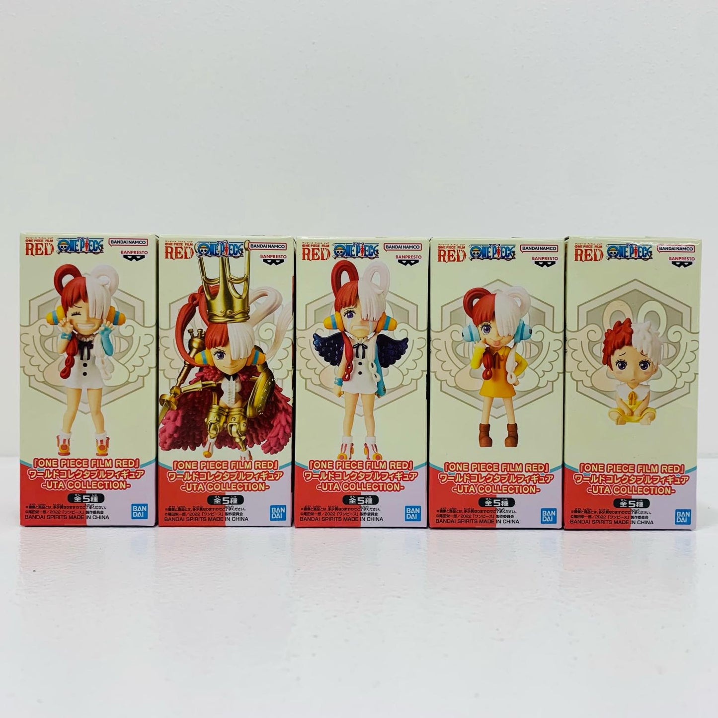 【中古】 全5種セット「ワンピースFILMRED」WCF-UTACOLLECTION-【フィギュア】