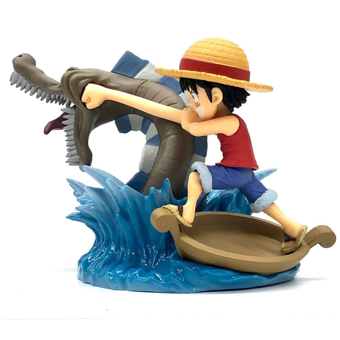 【中古】 モンキー・D・ルフィVS近海の主「ワンピース」WCFログストーリーズ-モンキー・D・ルフィVS近海の主-【フィギュア】【飾磨店】