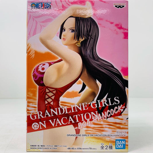 【中古】 ボア・ハンコックA(水着レッド)「ワンピース」GRANDLINEGIRLSONVACATION-BOA.HANCOCK-【フィギュア】