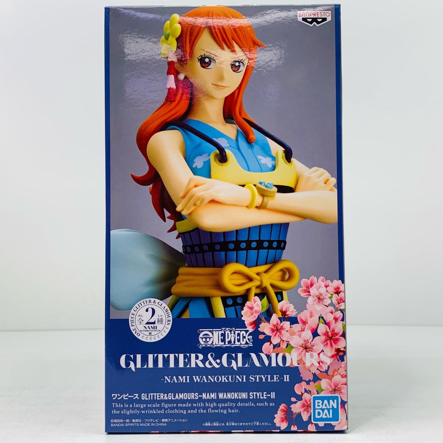 【中古】 ナミB(衣装ブルー/ワノ国2)GLITTER&GLAMOURS-NAMI/WANOKUNISTYLE-II「ワンピース」【フィギュア】