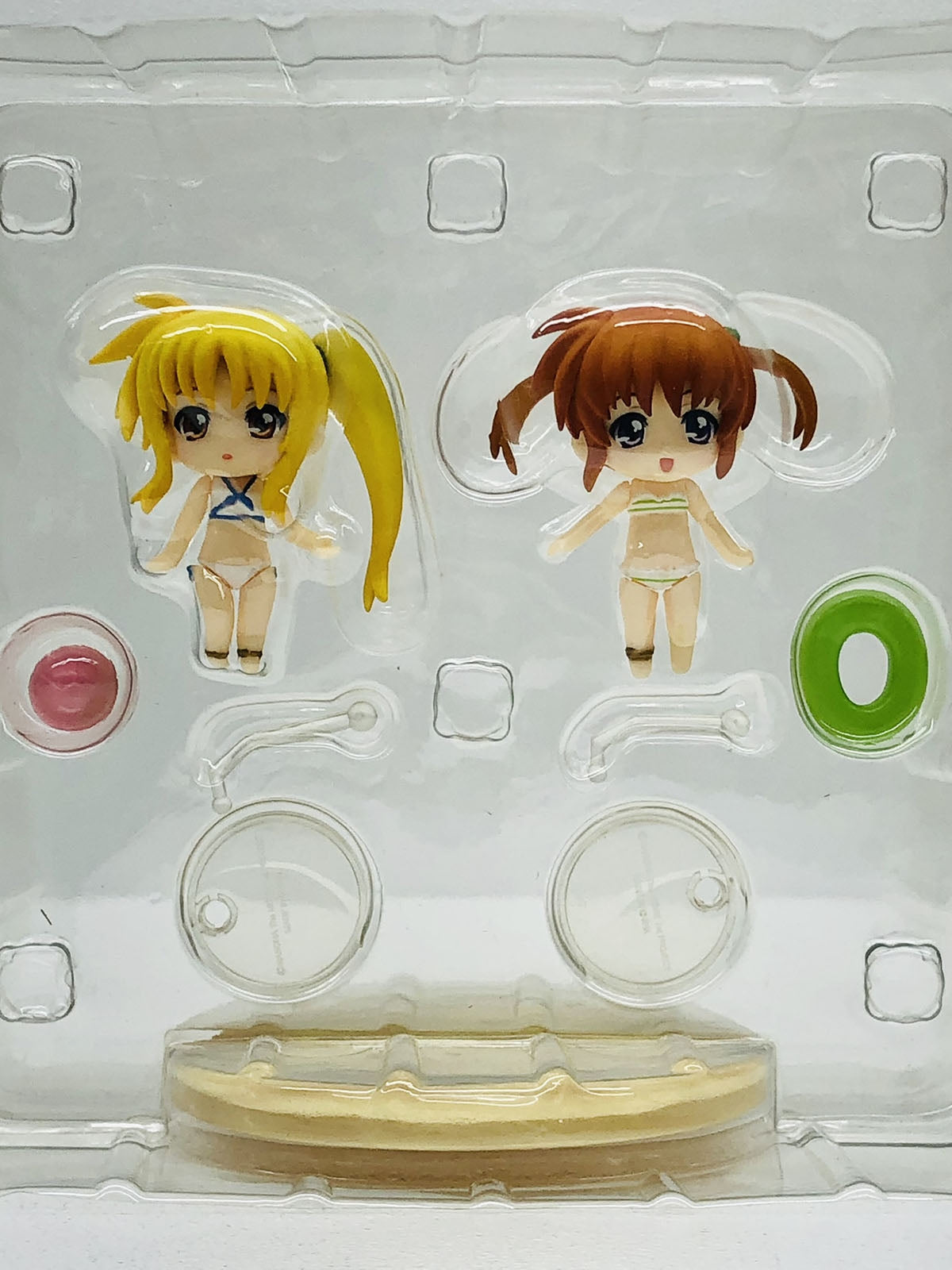 【中古】 ねんどろいどぷち/なのは&フェイト夏の思い出セット「魔法少女リリカルなのはTheMOVIE1st」【フィギュア】【飾磨店】