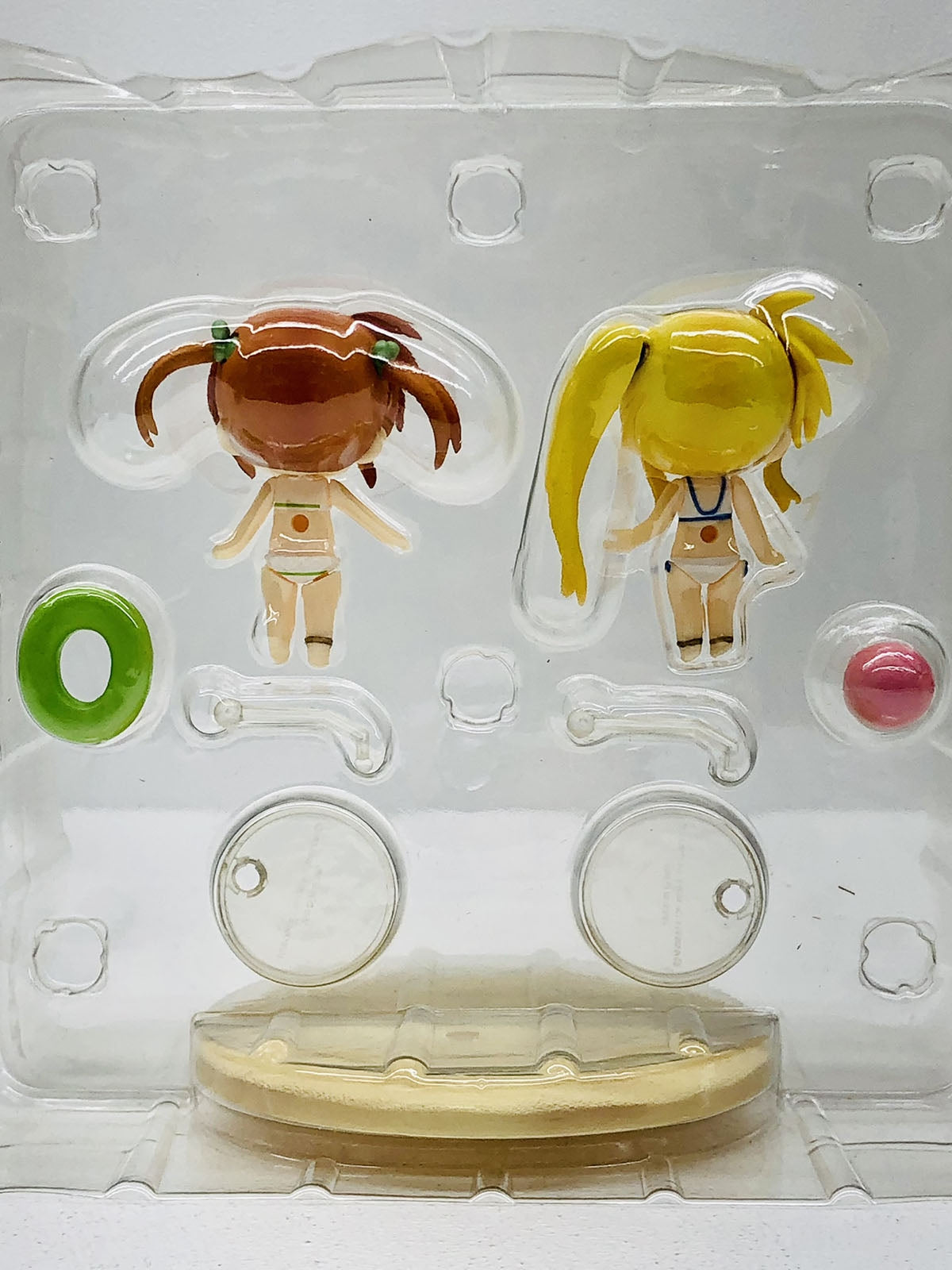 【中古】 ねんどろいどぷち/なのは&フェイト夏の思い出セット「魔法少女リリカルなのはTheMOVIE1st」【フィギュア】【飾磨店】