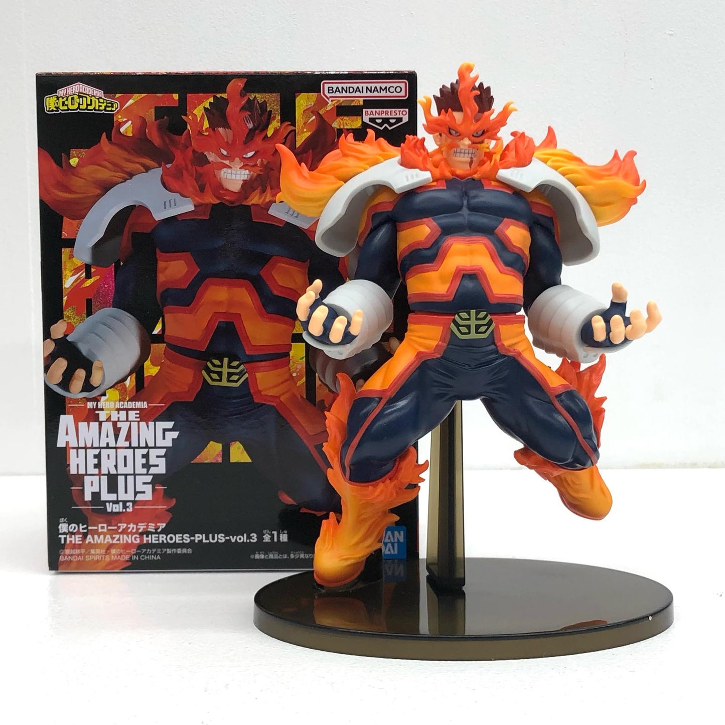 【中古】 エンデヴァーTHEAMAZINGHEROES-PLUS-vol.3「僕のヒーローアカデミア」 僕のヒーローアカデミア フィギュア エンデヴァー THE AMAZING HEROES PLUS vol.3【フィギュア】【飾磨店】